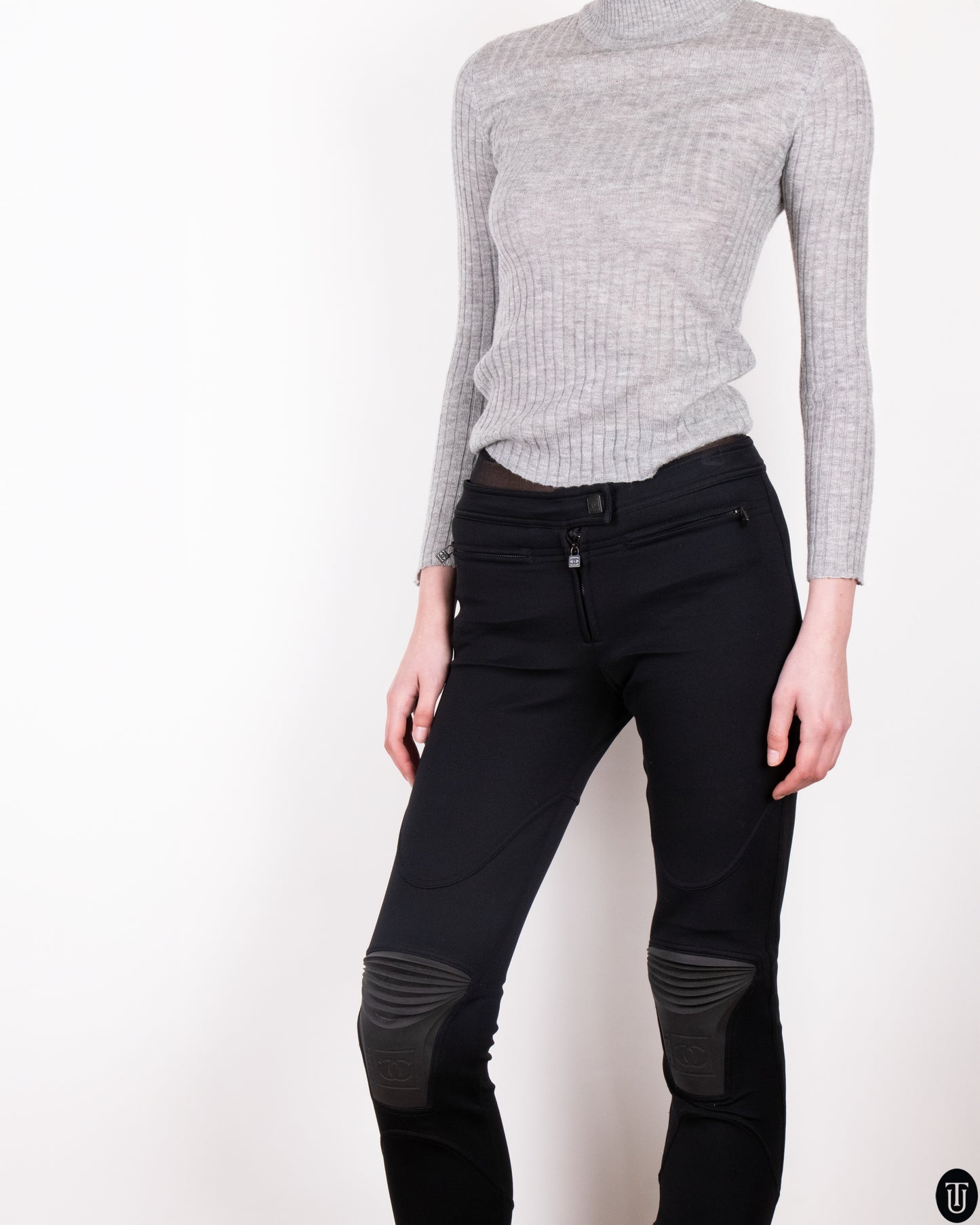 00's Chanel Motorcycle Pants M