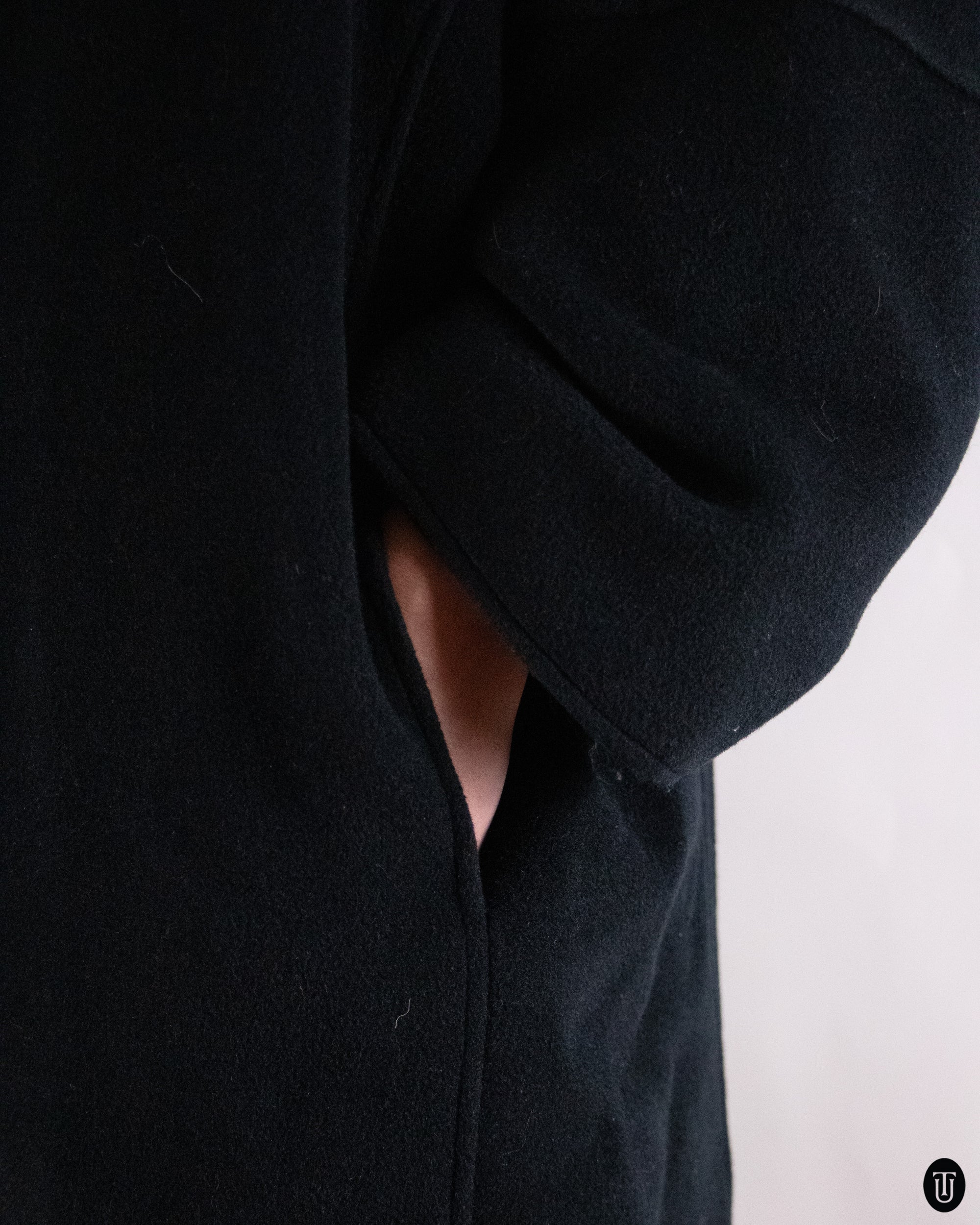 80's Christian Dior Wool and Cashmere Coat L