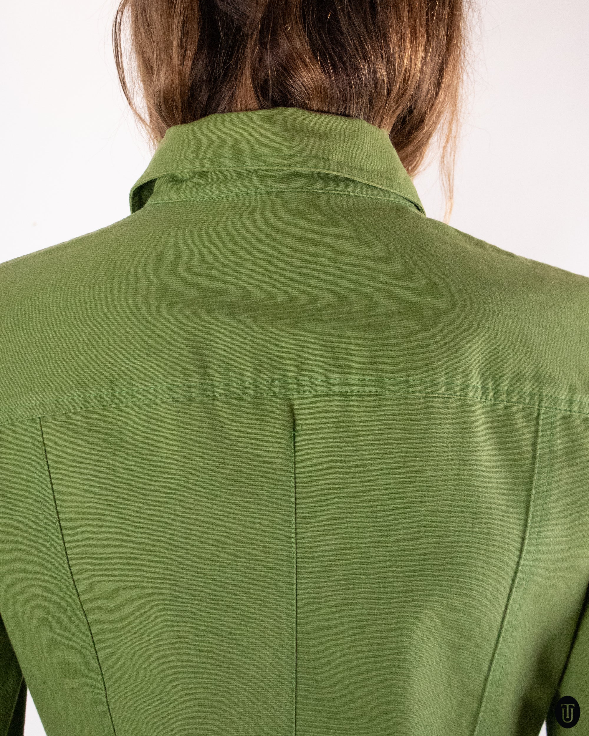 00's Dolce & Gabbana Green Cotton Jacket S