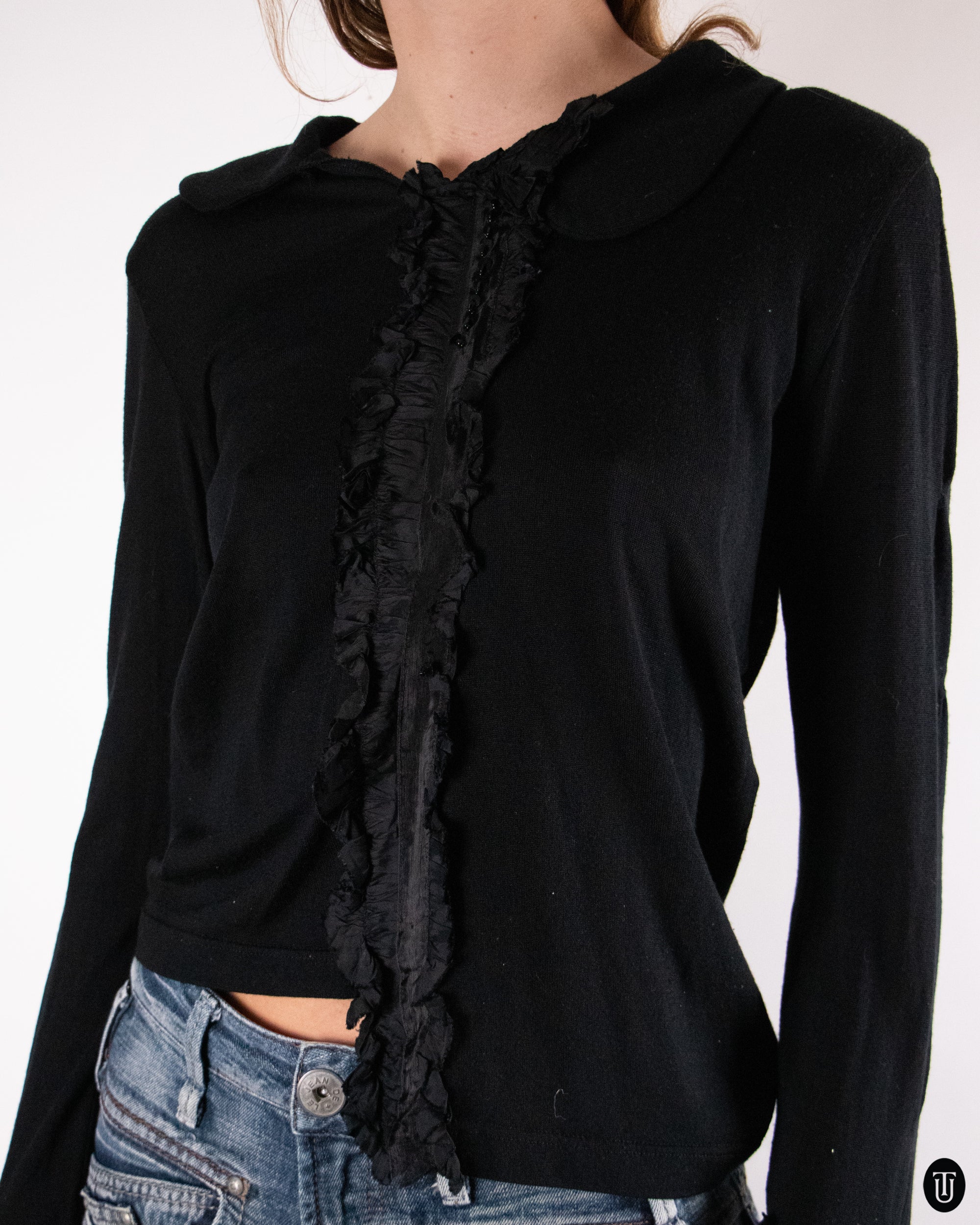 00's Comme des Garçons Wool Blouse S