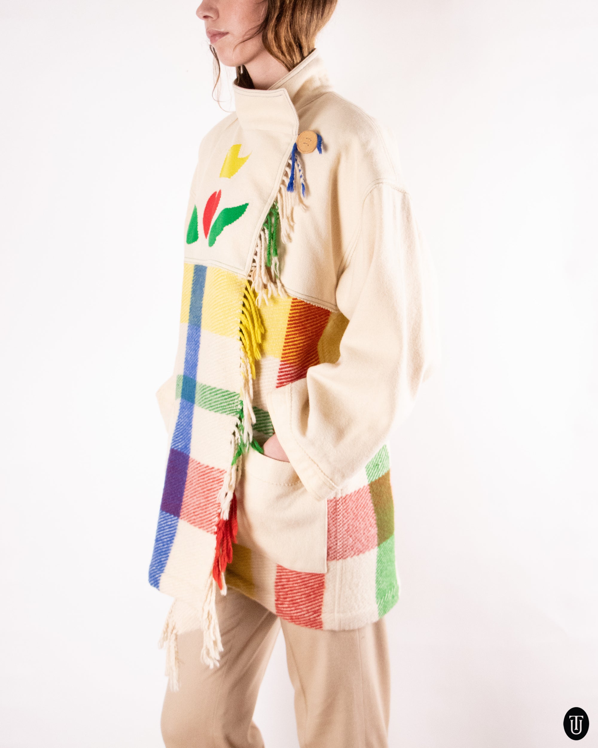 80's Jean-Charles de Castelbajac Wool Jacket M