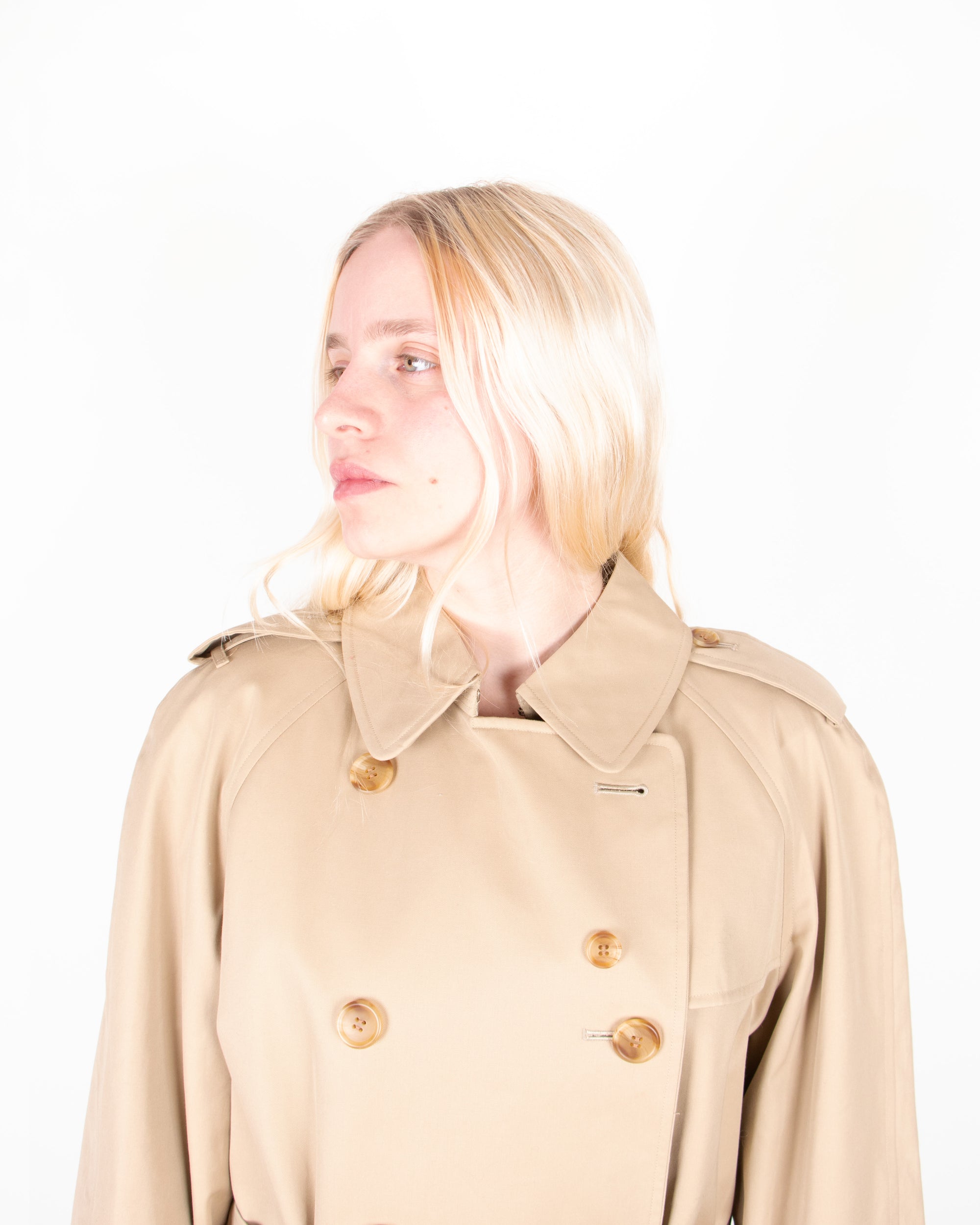 1980s Burberry Belted Trenchcoat M