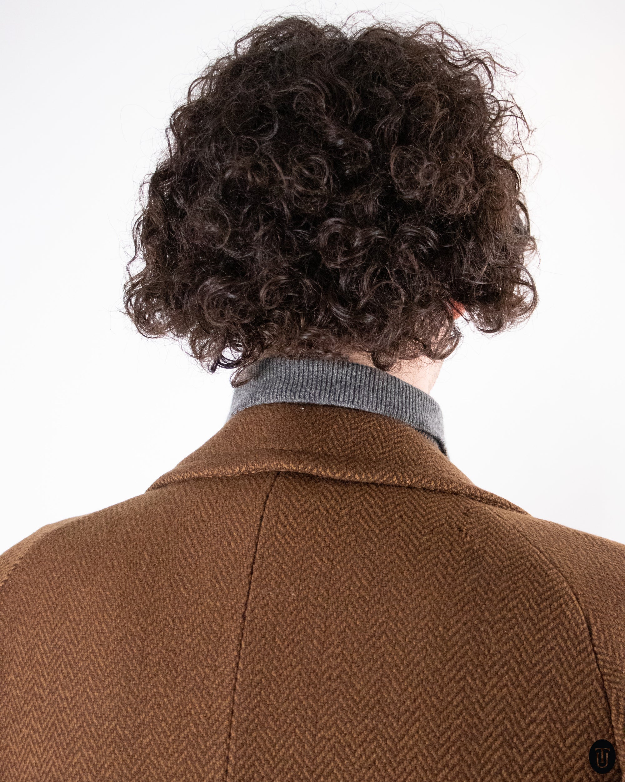 70's Acquascotum Wool Coat L