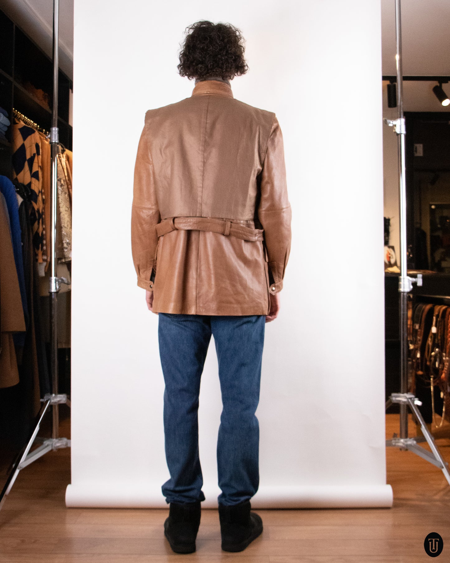 80's Cassandre Leather Jacket L