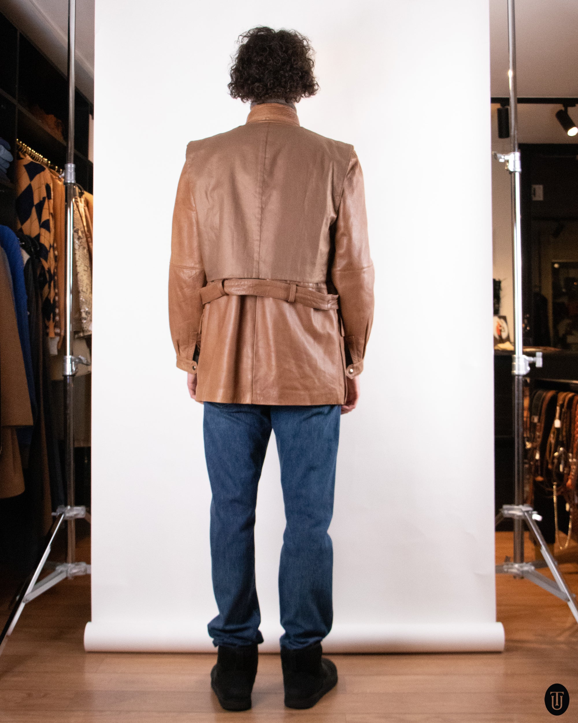 80's Cassandre Leather Jacket L