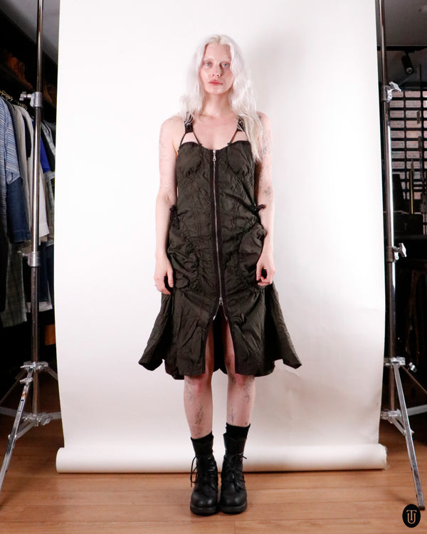 00's Marithé + François Girbaud Cargo Dress S