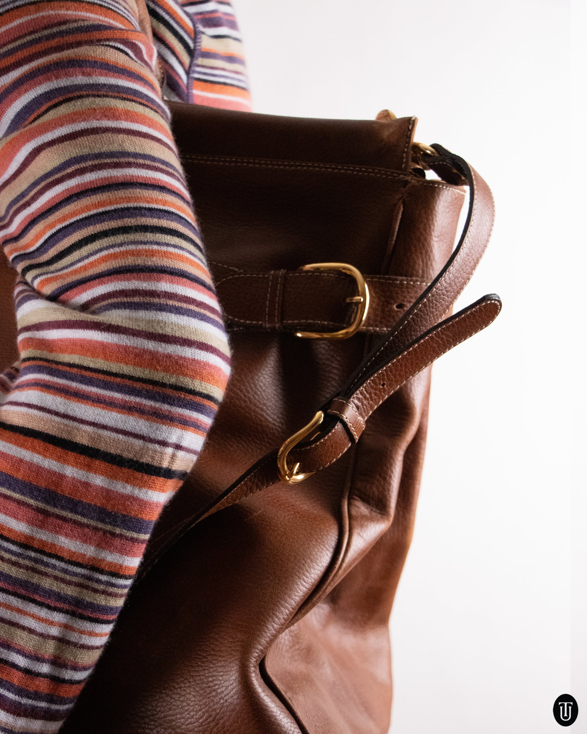 70's Bol Perdix Leather Weekend Bag