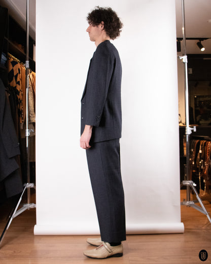 90's Giorgio Armani Black Label Wool Blend Suit L