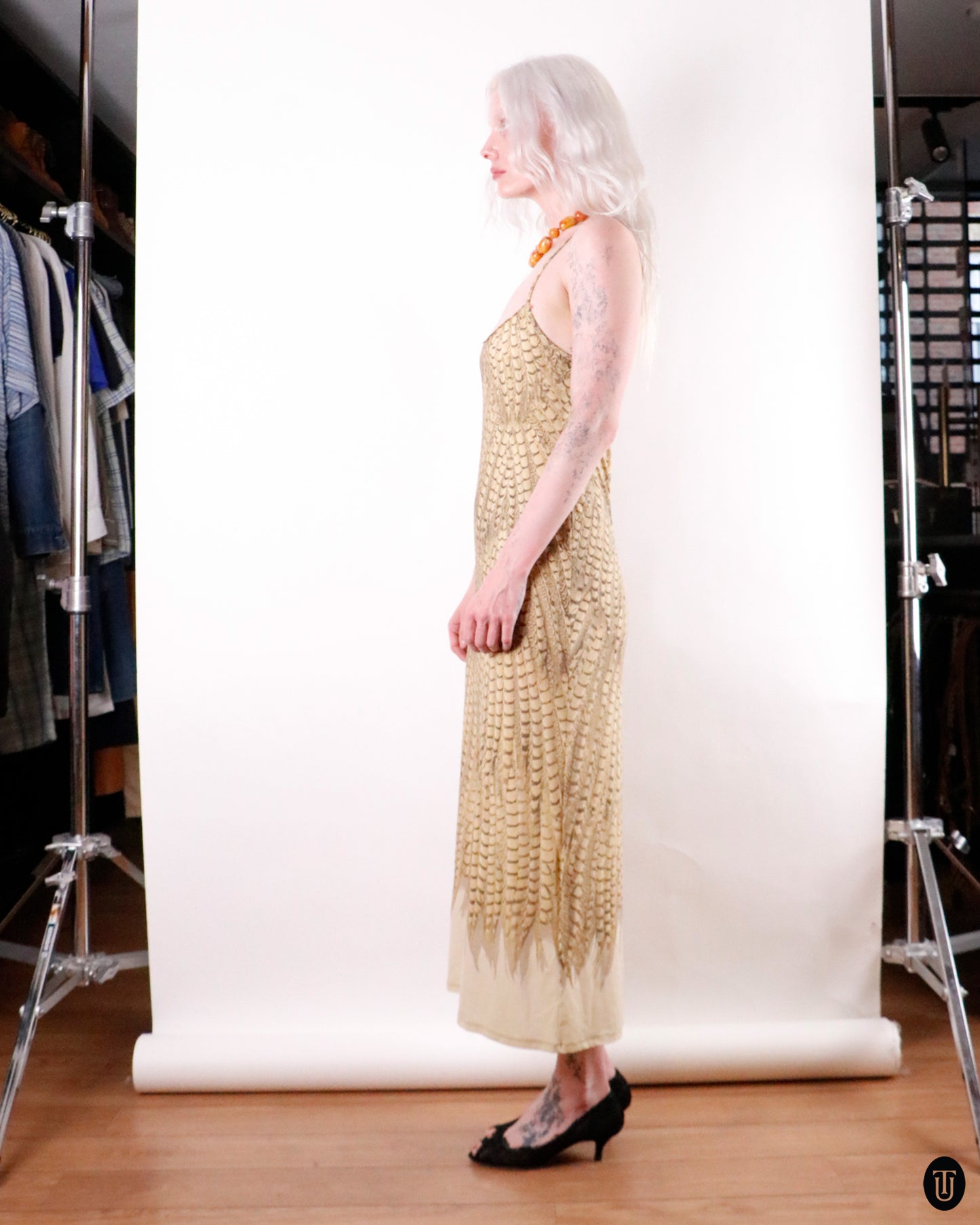 90's Roberto Cavalli Classic Maxi Tank Dress S