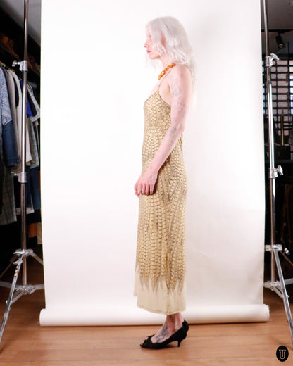 90's Roberto Cavalli Classic Maxi Tank Dress S