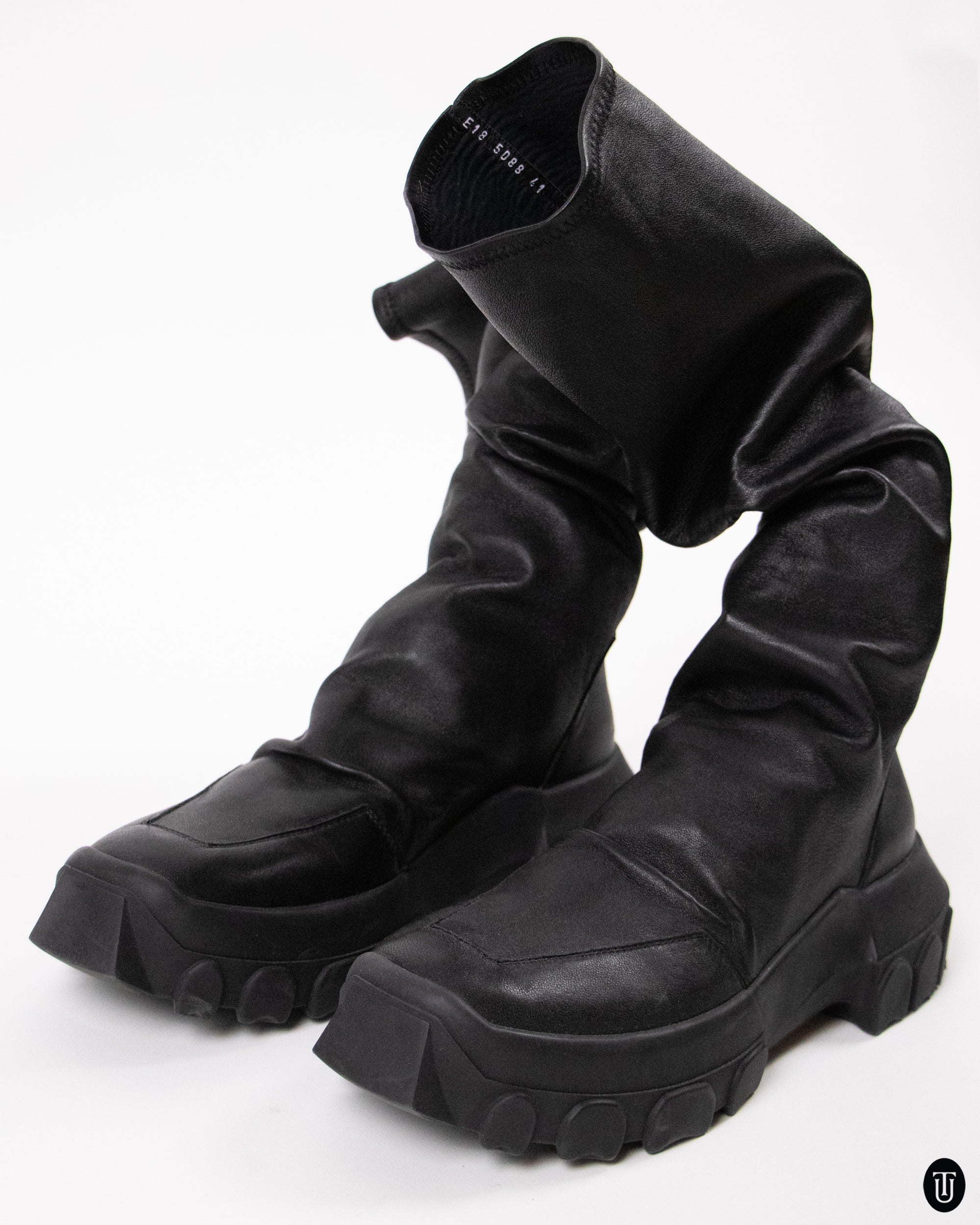 00's Rick Owens Leather Boots 41