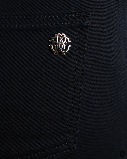 00's Roberto Cavalli Cotton Silk Floral Trousers L