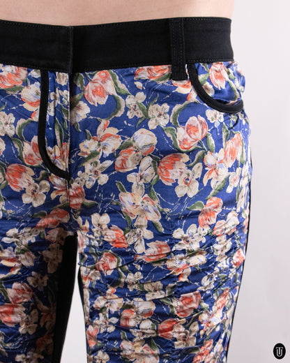 00's Roberto Cavalli Cotton Silk Floral Trousers L