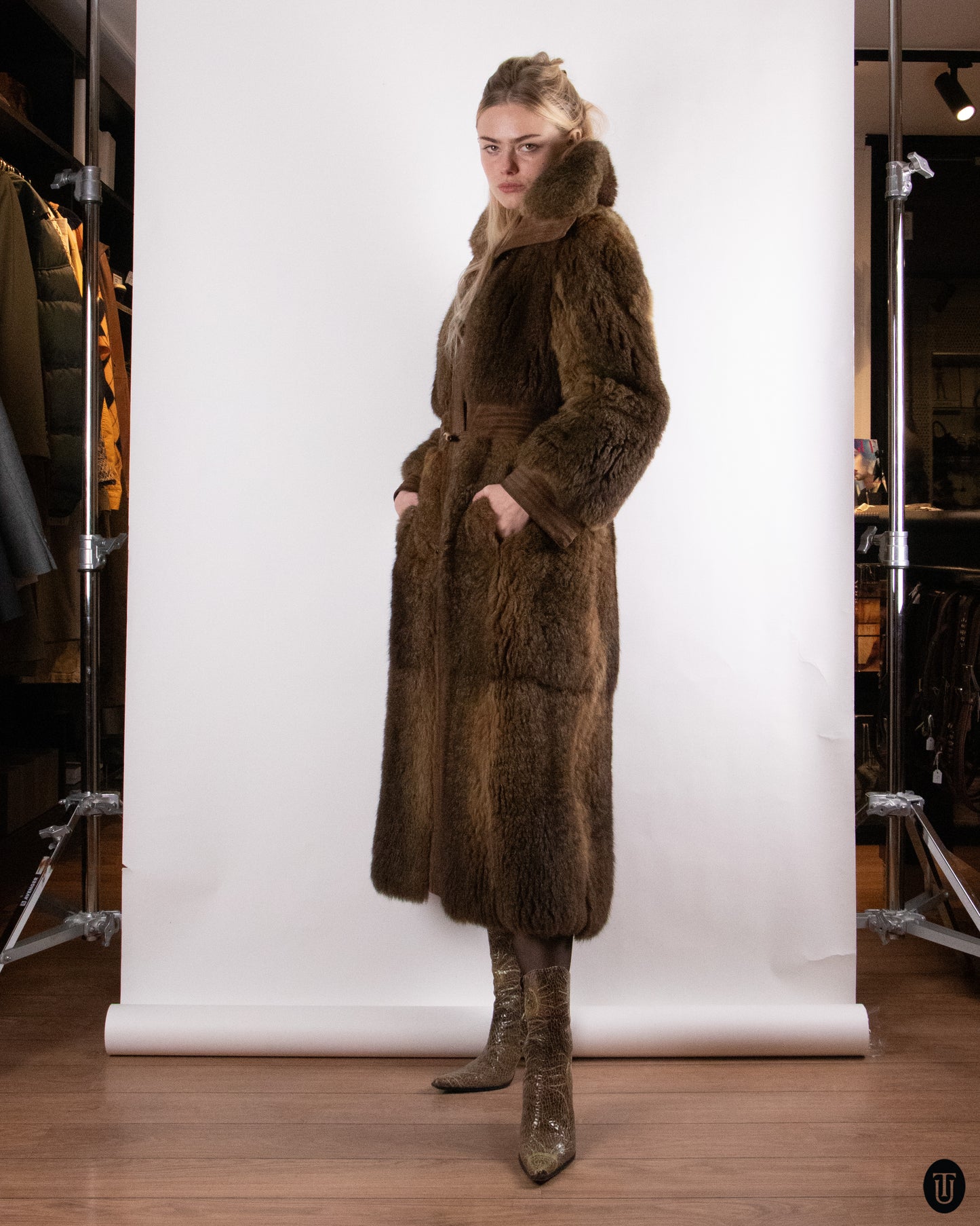 70's Birger Christensen Copenhagen Fur Coat M