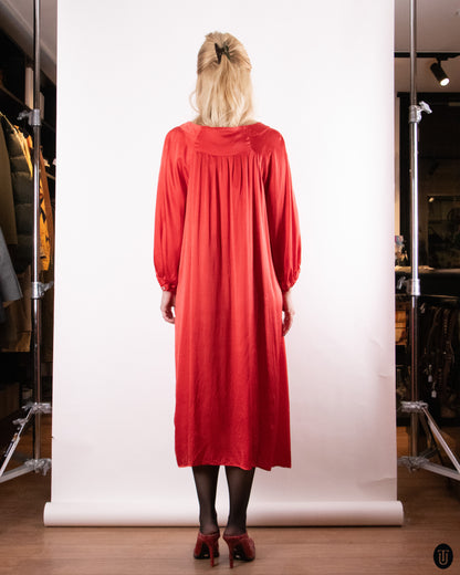 00's Benedikte Utzon Silk Dress XXL