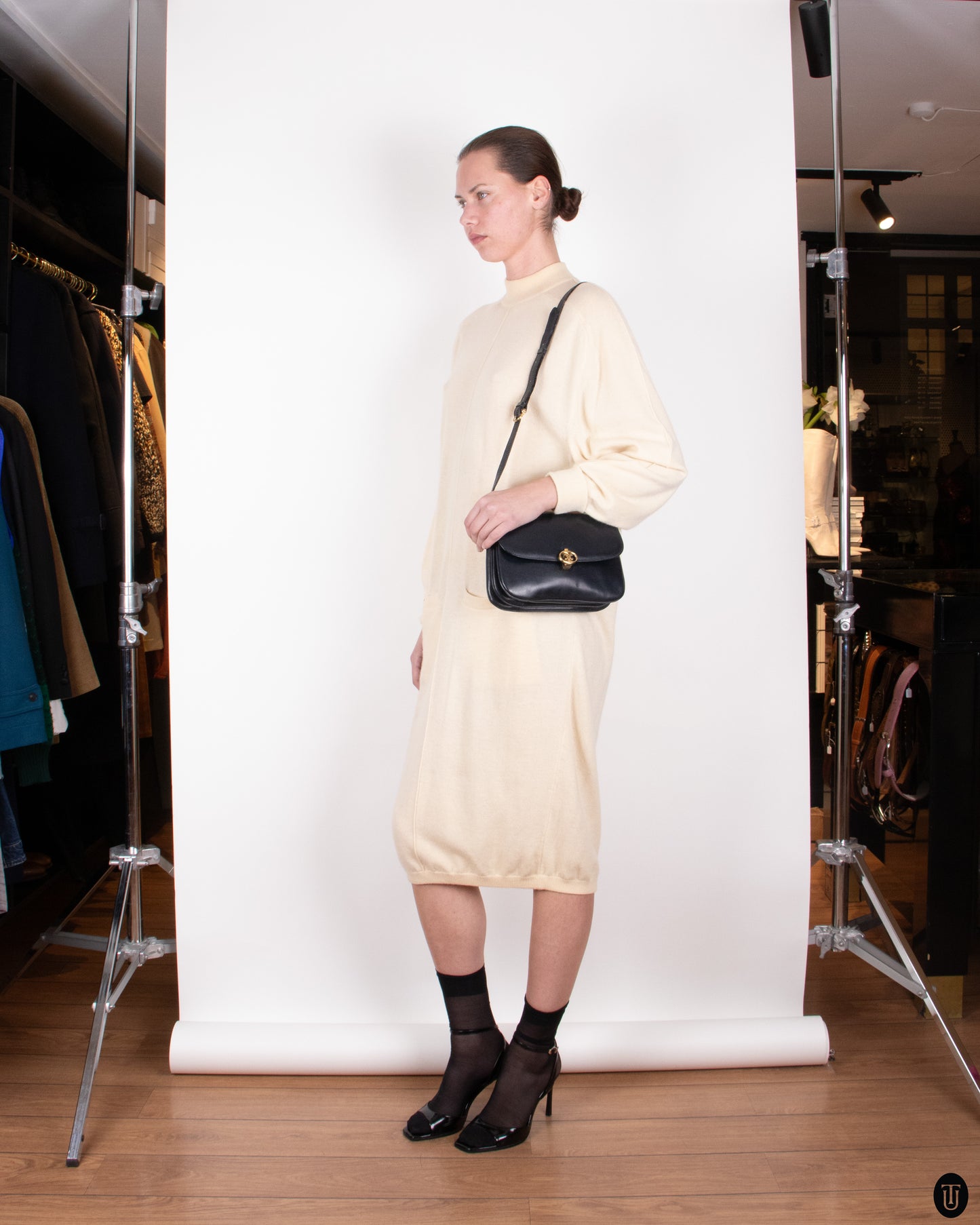 80's Cashmere Knit Dress S