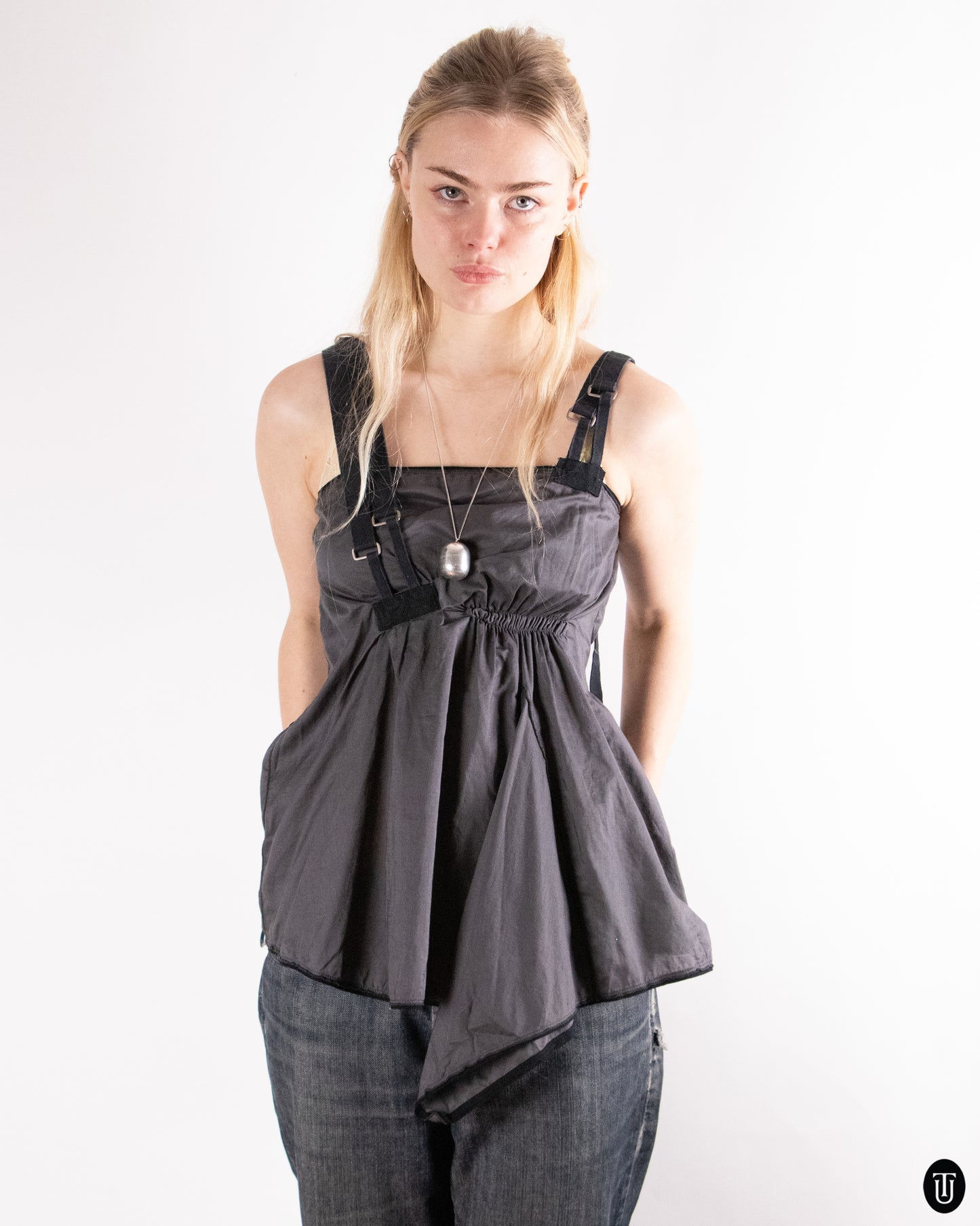 00's Marithé + François Girbaud Cotton Top M