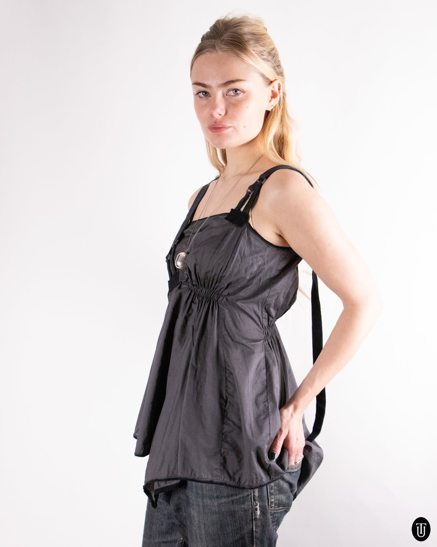 00's Marithé + François Girbaud Cotton Top M