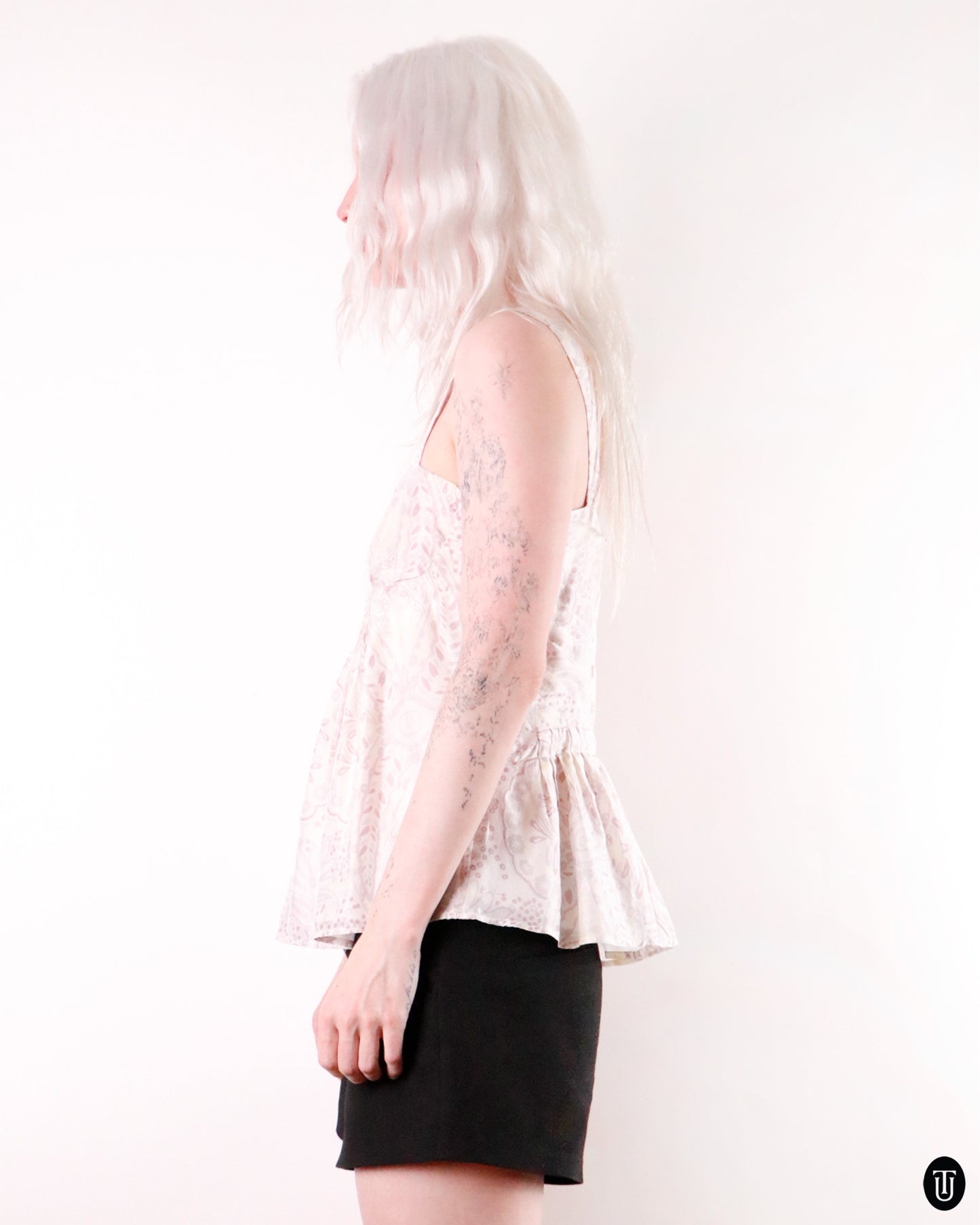 00's Chloé "See By Chloé" Silk Babydoll Tank Top M