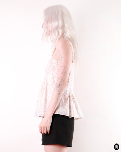00's Chloé "See By Chloé" Silk Babydoll Tank Top M