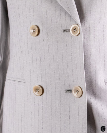 90's Gianfranco Ferre Studio Wool Pinstripe Suit S