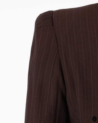90's Jean Paul Gaultier Pinstripe Wool Blend Suit S