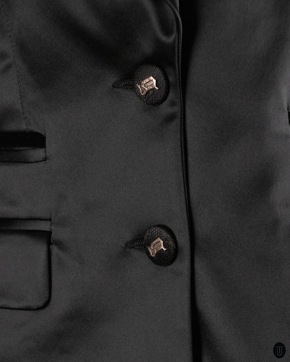 00's Galliano Black Two-piece Set M