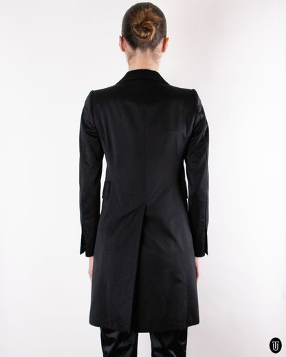 00's Costume National Long Black Blazer S
