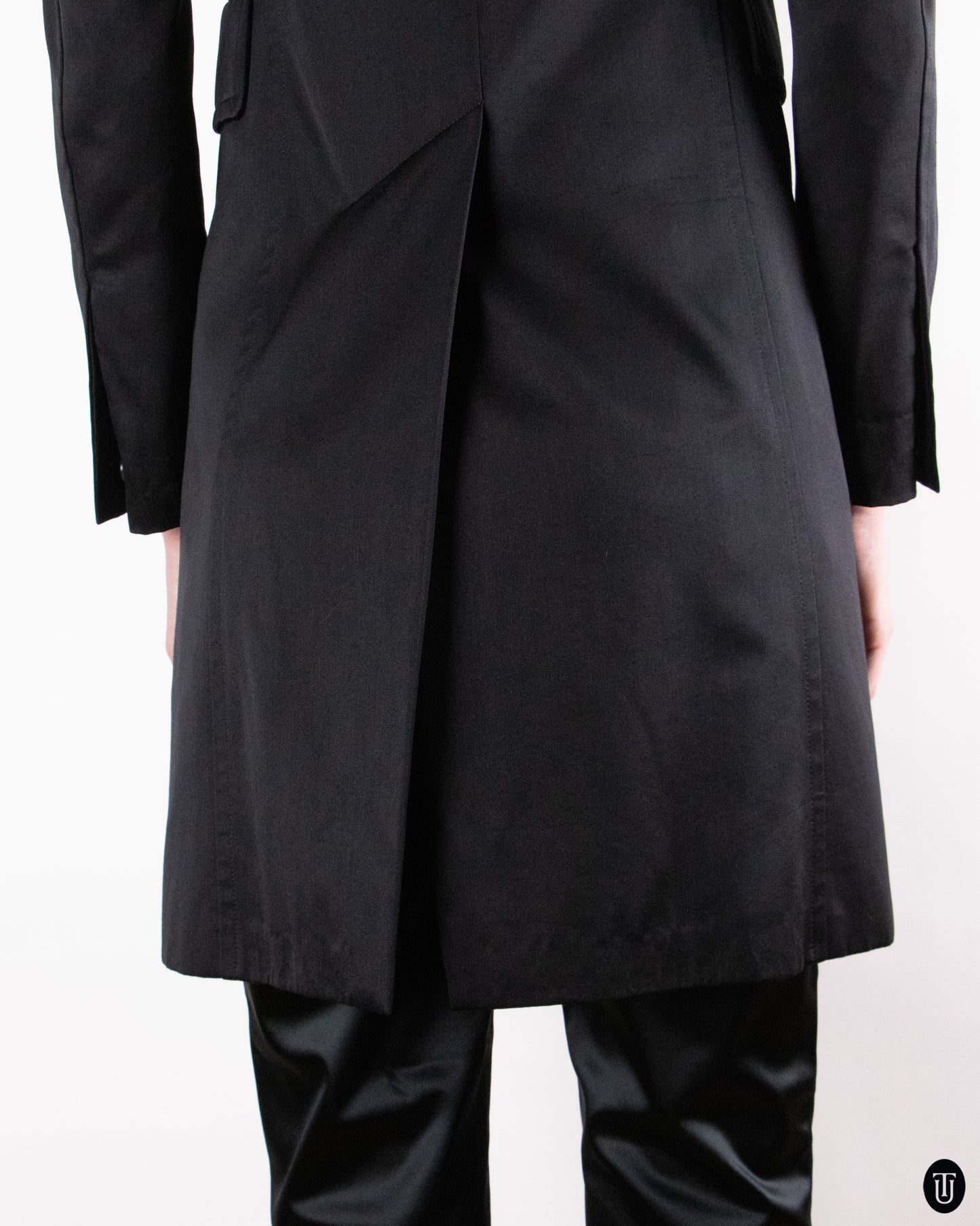 00's Costume National Long Black Blazer S