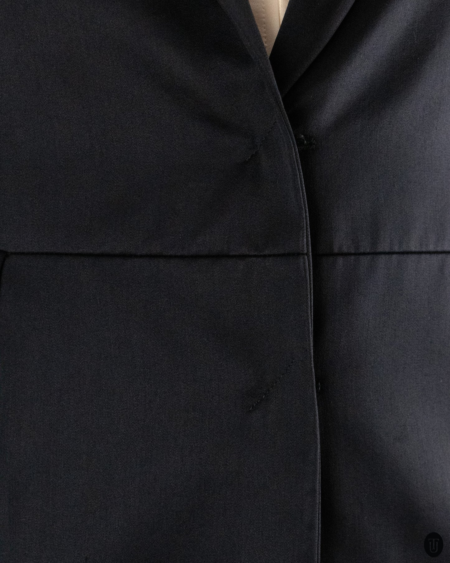 00's Costume National Long Black Blazer S