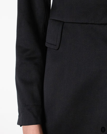 00's Costume National Long Black Blazer S