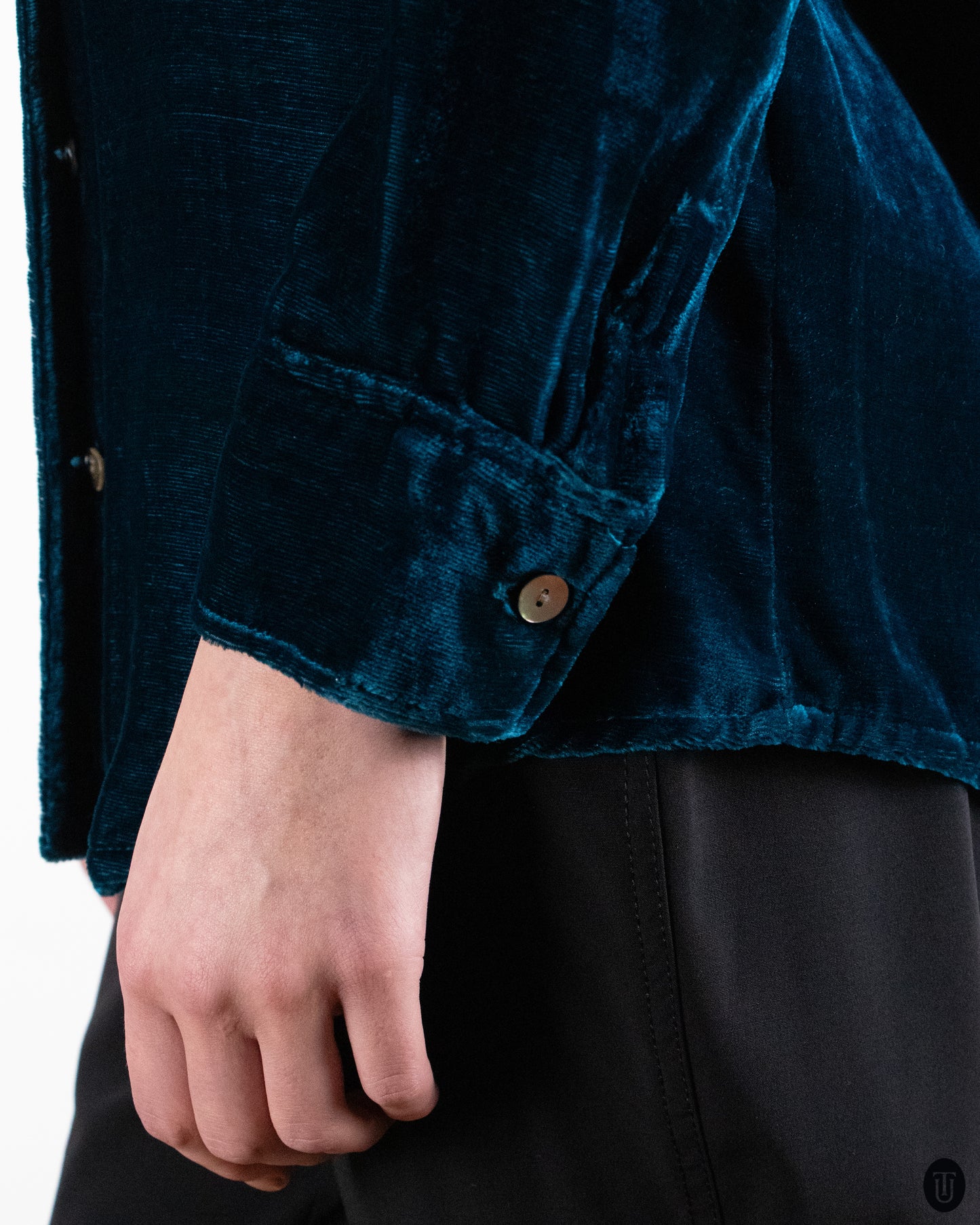 90's Romeo Gigli Petrol Blue Shirt M