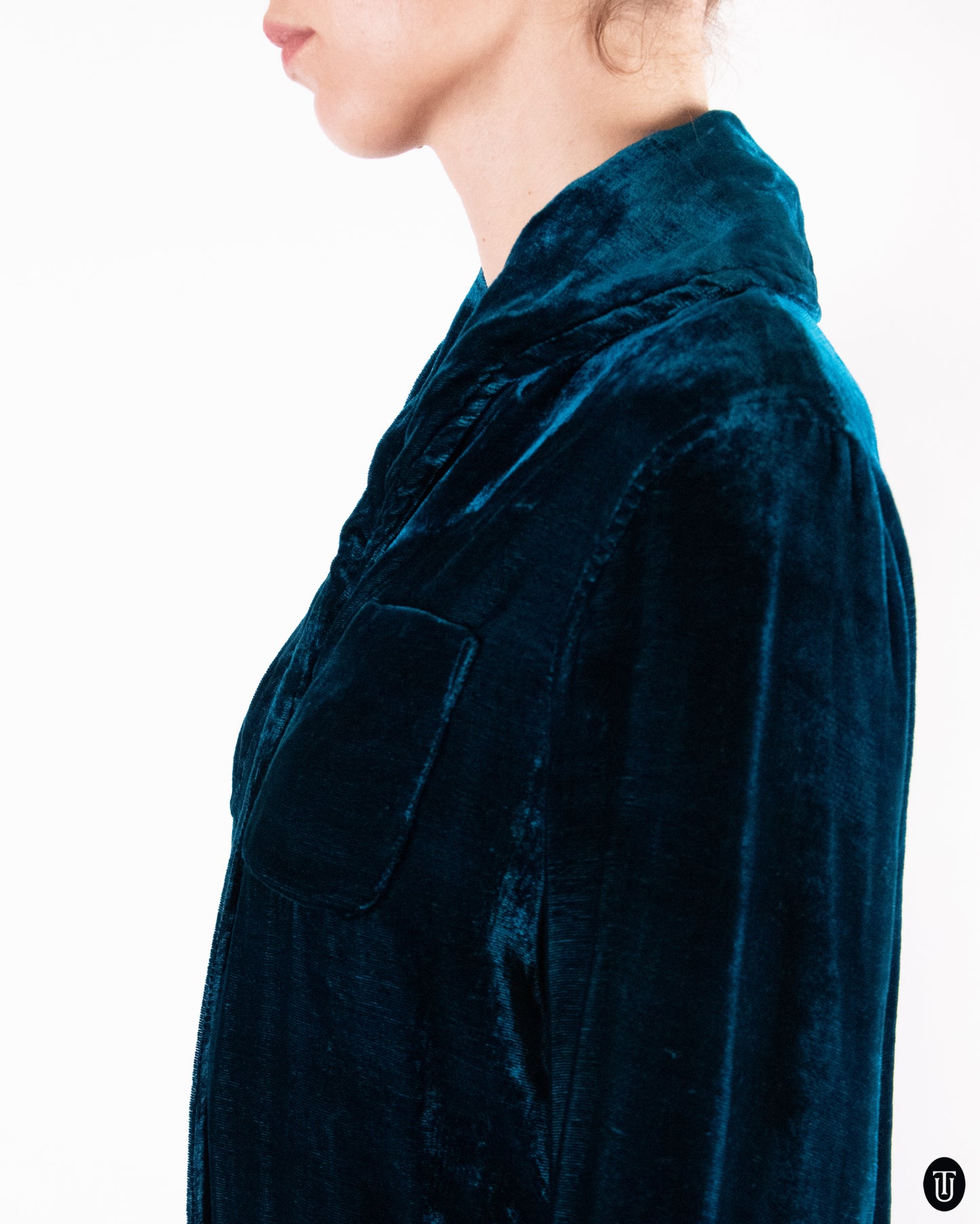 90's Romeo Gigli Petrol Blue Shirt M