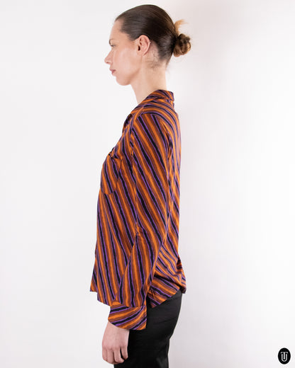90's Romeo Gigli Striped Shirt M