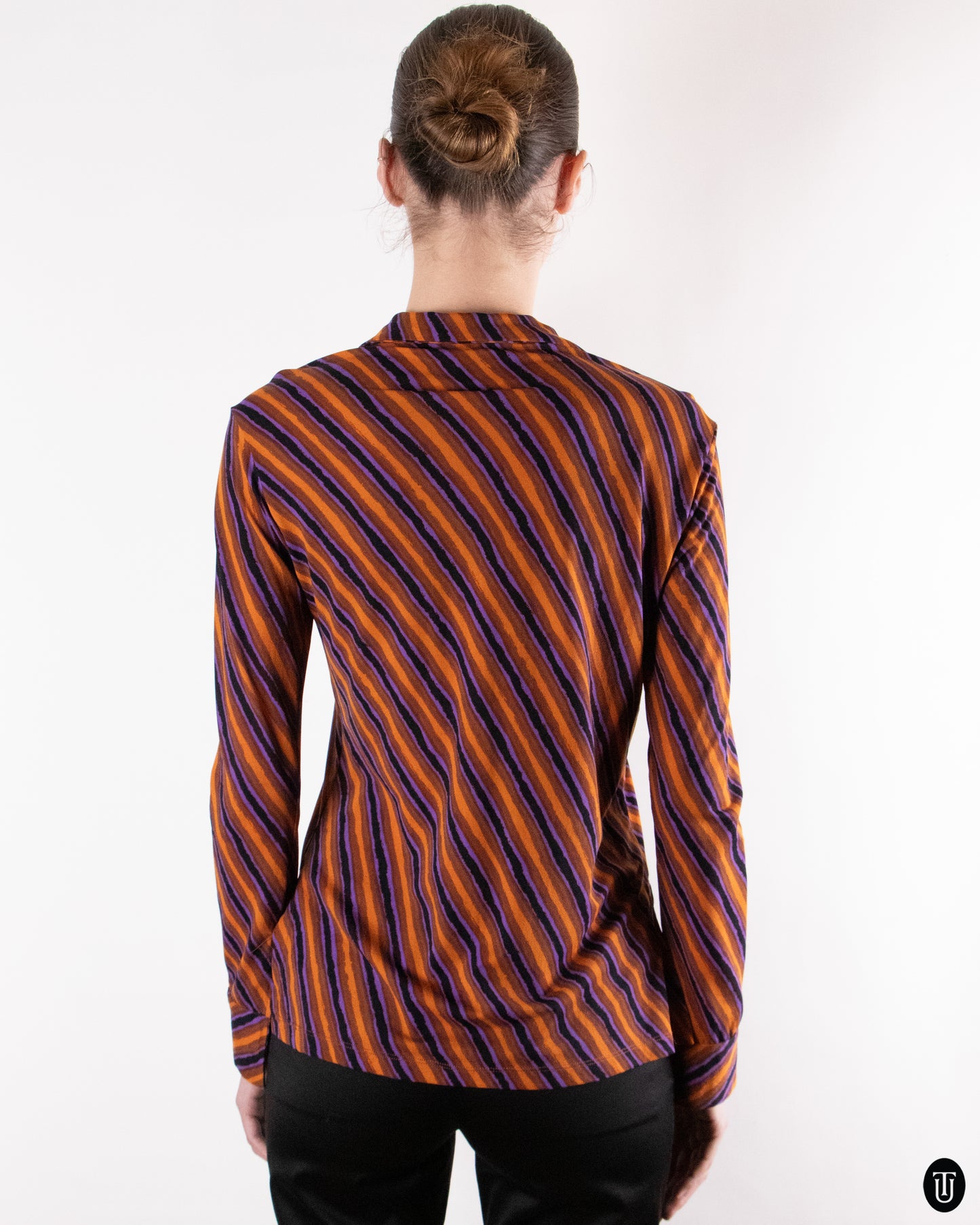 90's Romeo Gigli Striped Shirt M