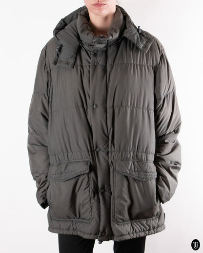 00's Moncler Dark Taupe Duvet Jacket L