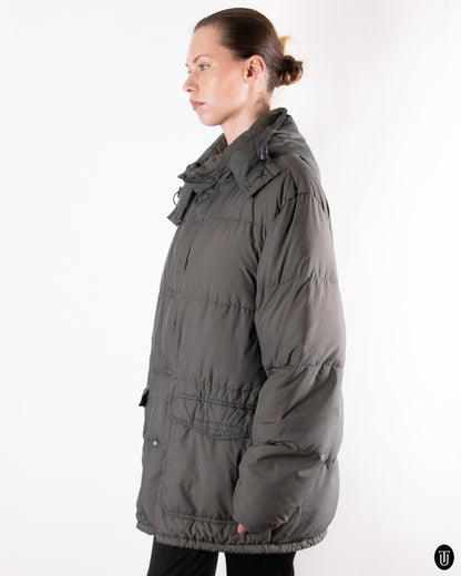 00's Moncler Dark Taupe Duvet Jacket L