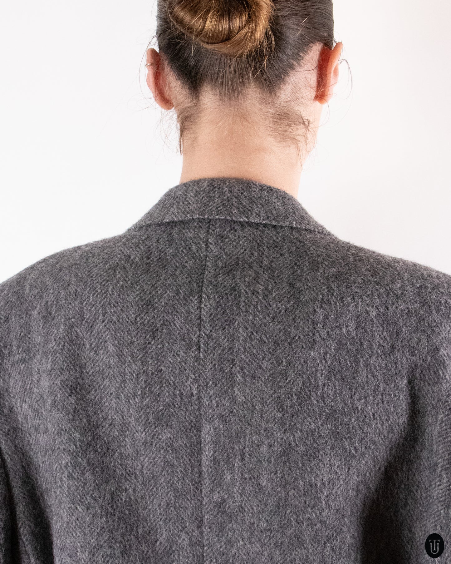 00's Italian Gray Wool Coat