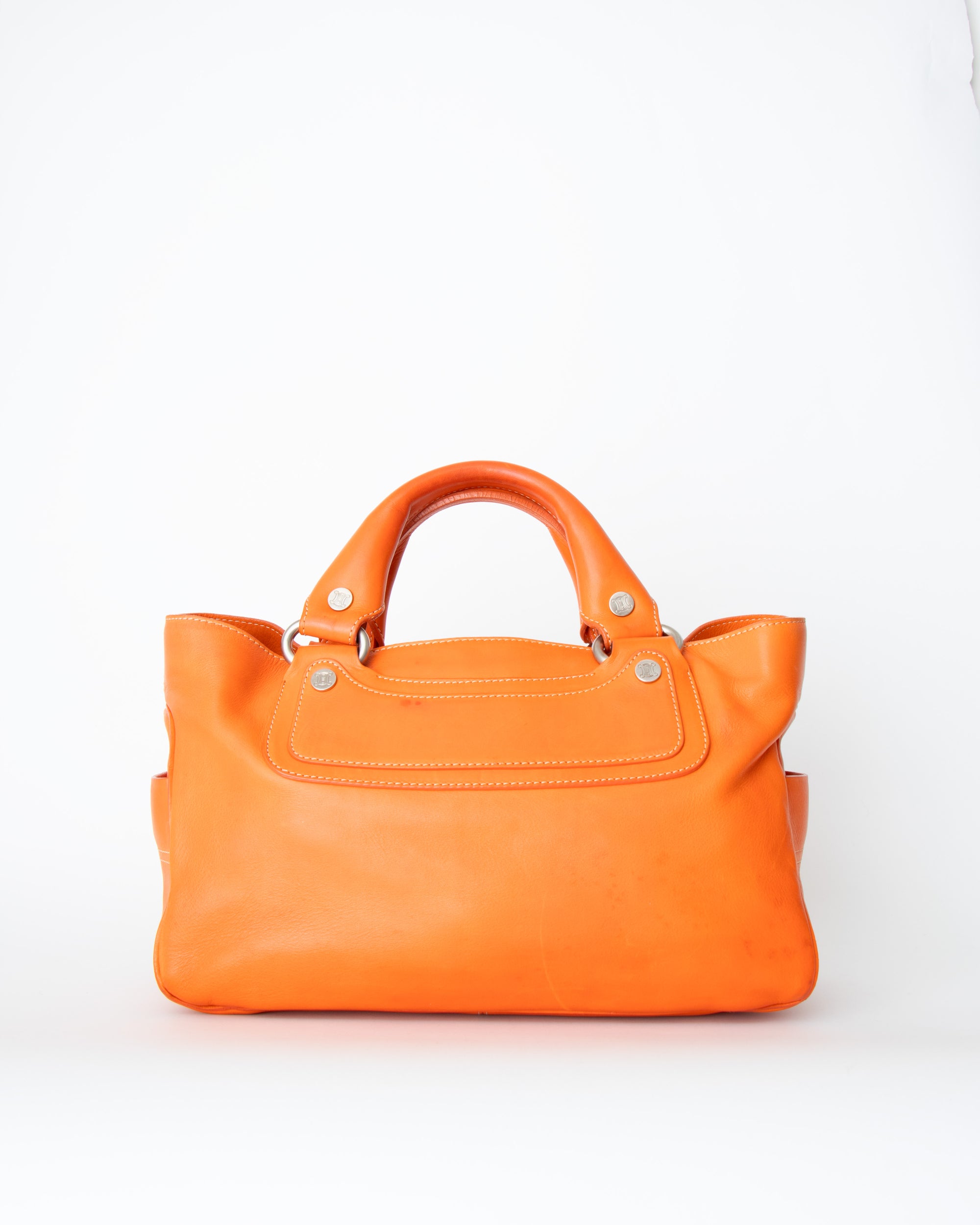 Celine Michael Kors Era Orange Leather Handbag