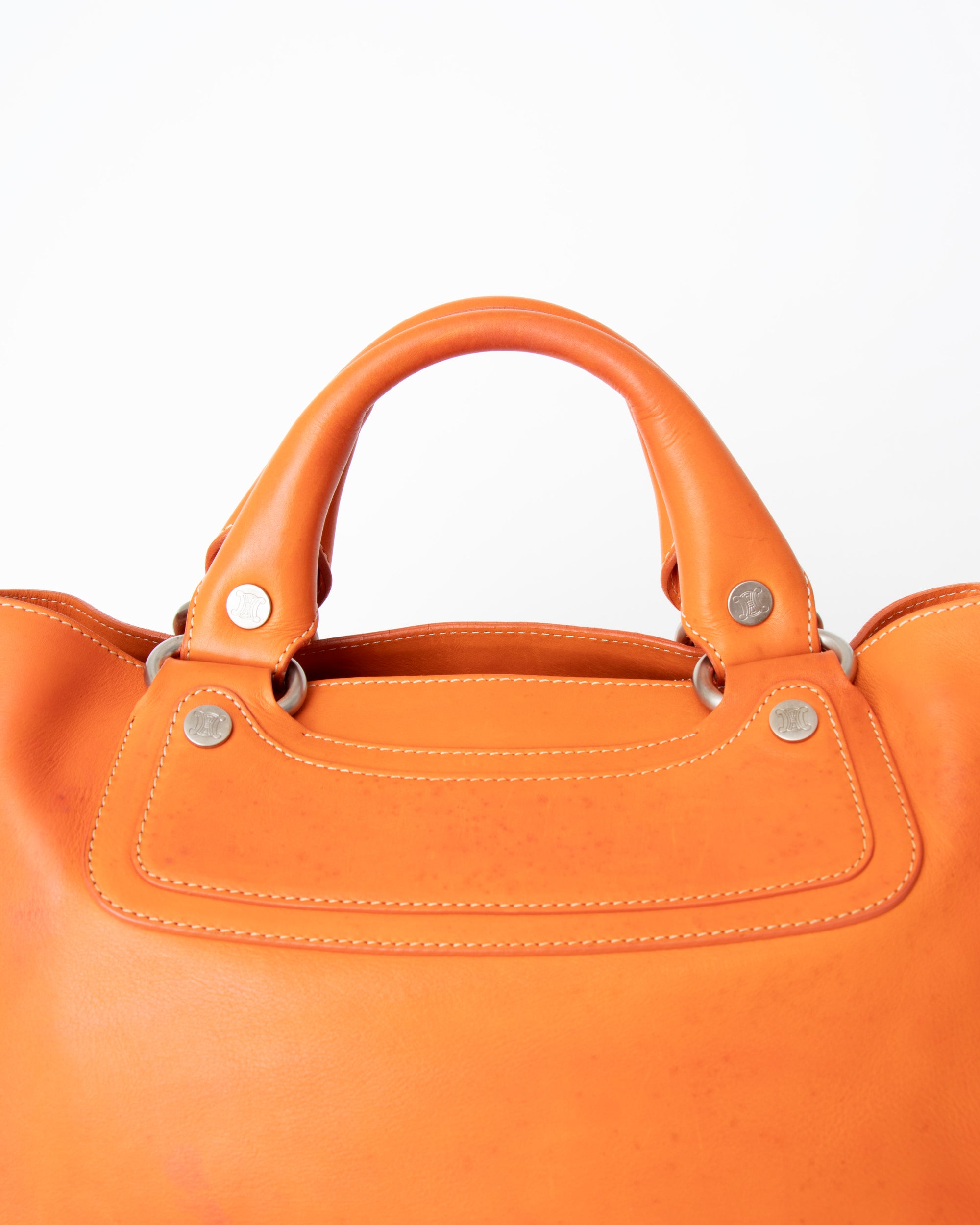 Celine Michael Kors Era Orange Leather Handbag