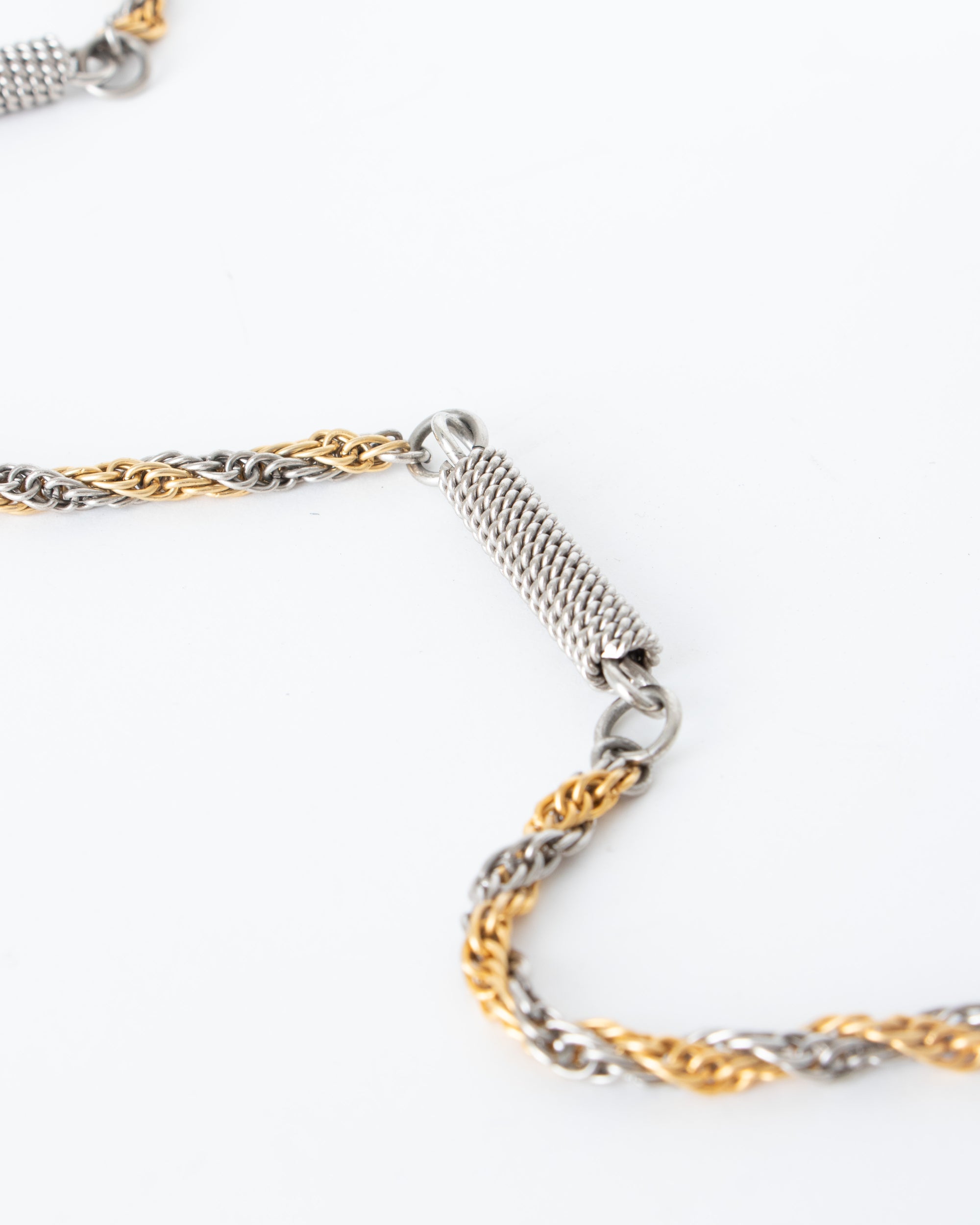 70s Brass and Chrome Multifunctional Chain