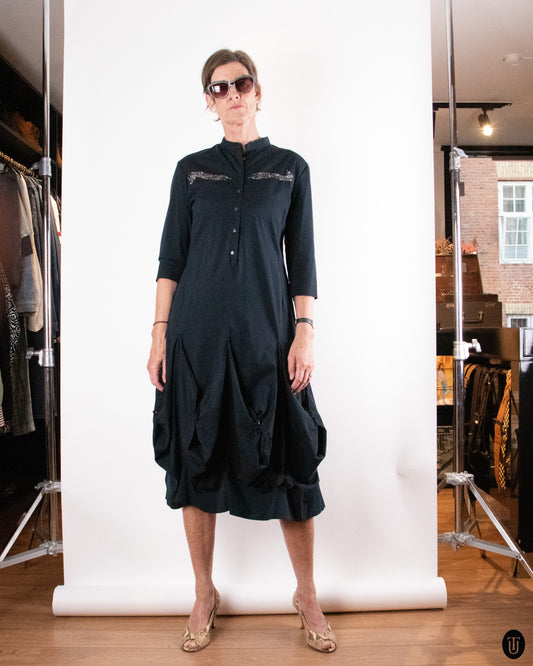 00's Marithé + François Girbaud Western Style Dress S