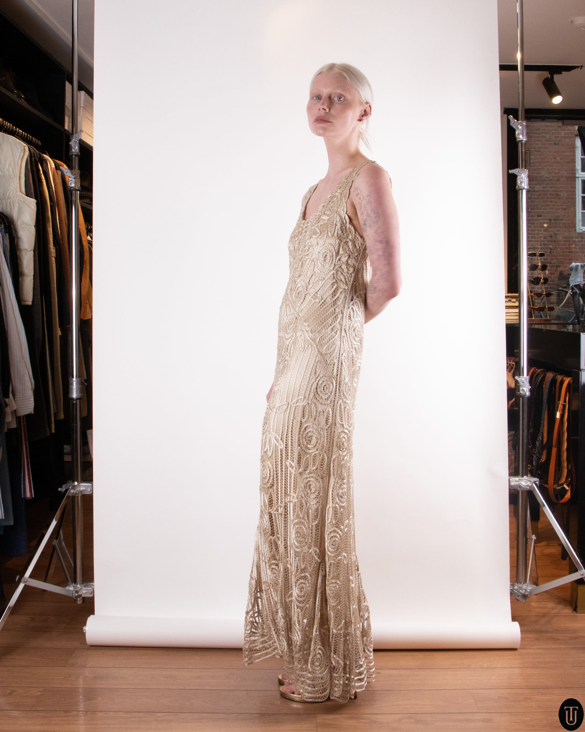 00's Soulmates Silk Dress M