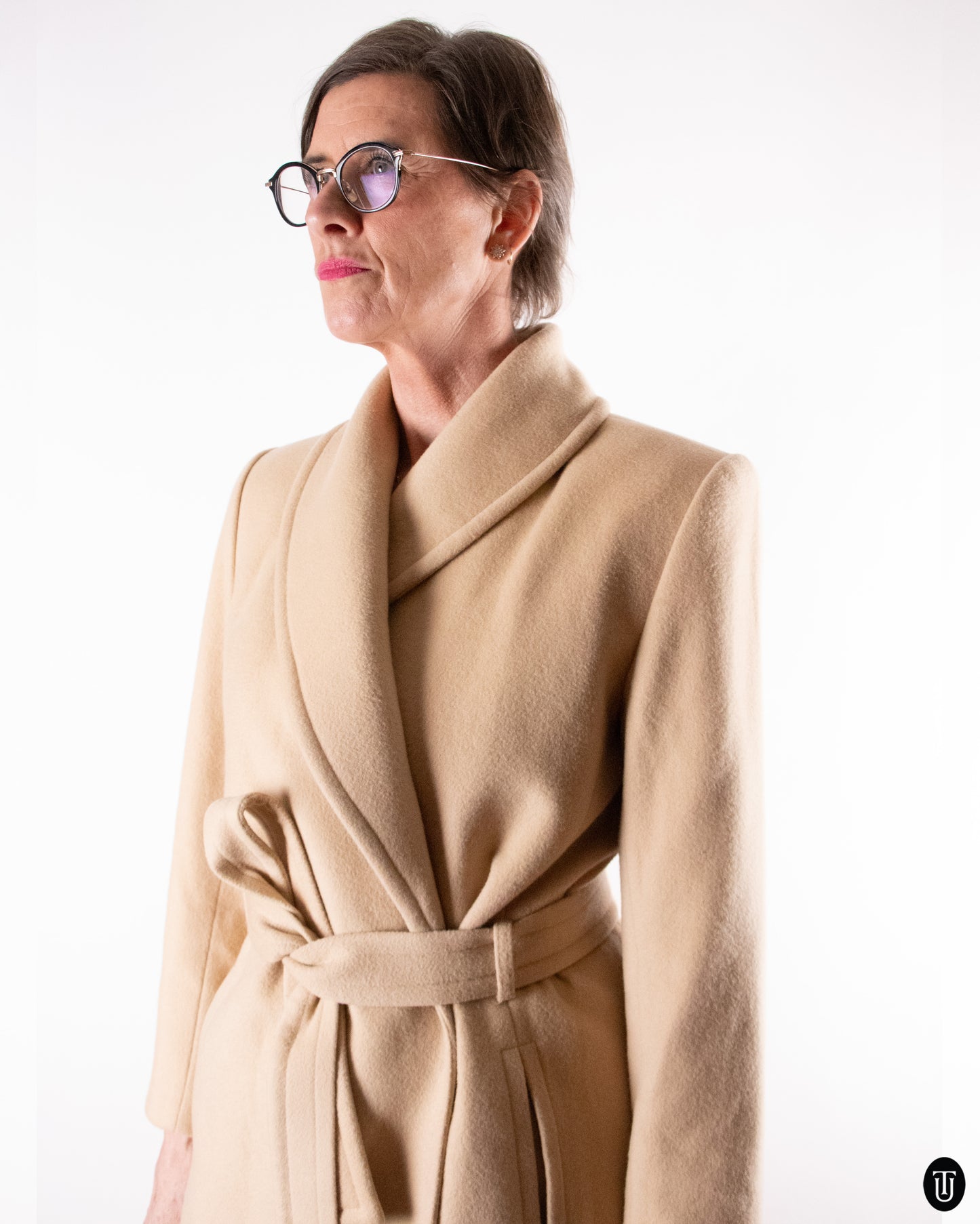 70's Yves Saint Laurent Cashmere & Wool Coat M