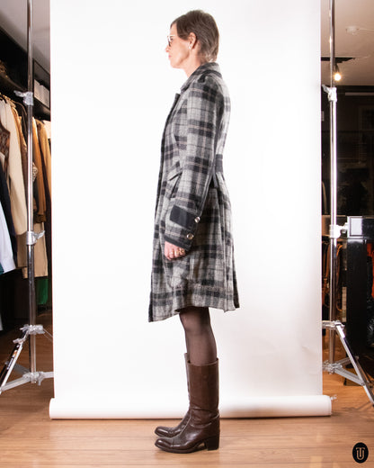2000's Marithé + François Girbaud Plaid Wool Jacket L