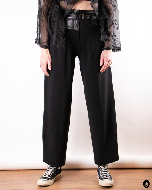 00's Ivan Grundahl Wide-leg Trousers S