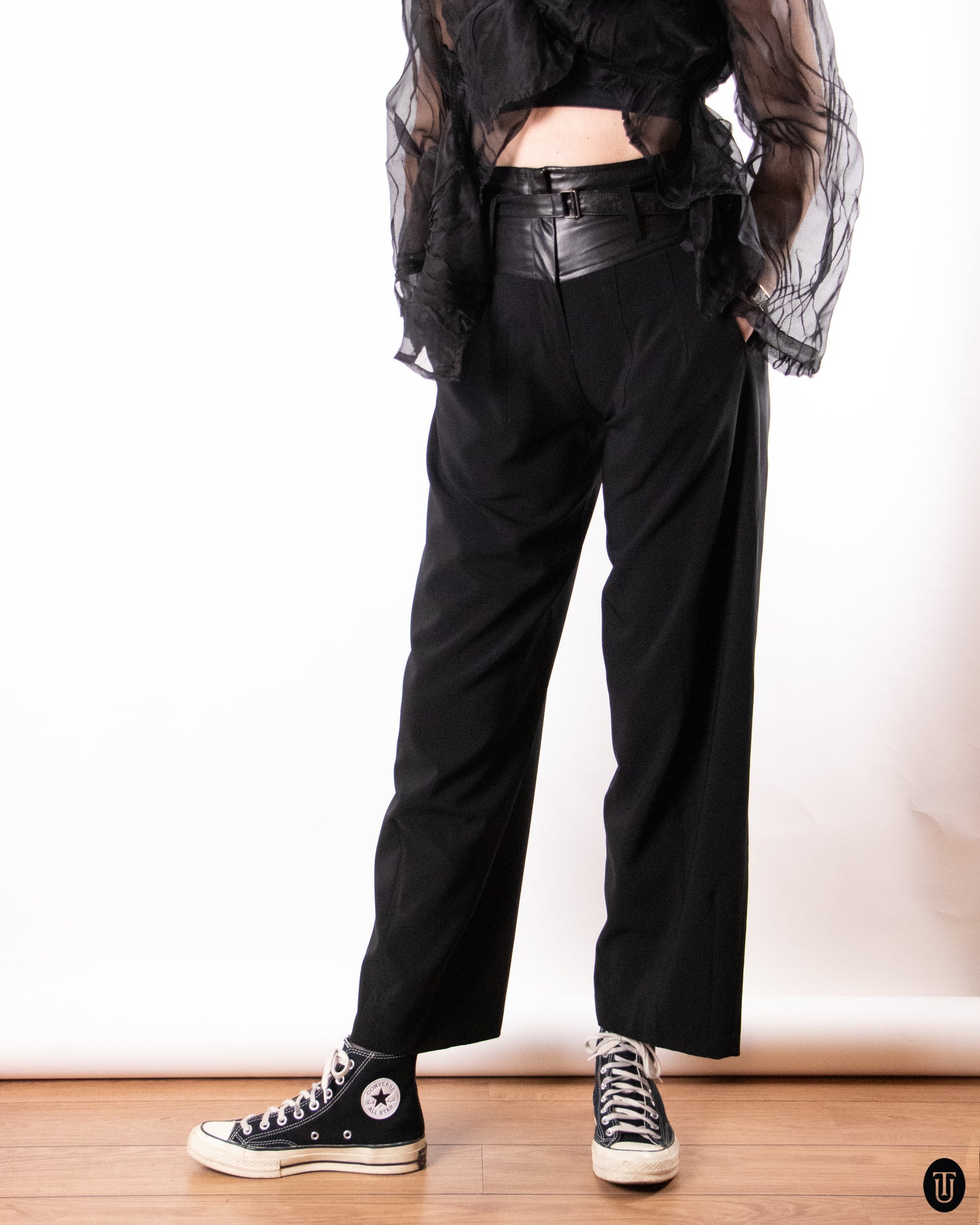 00's Ivan Grundahl Wide-leg Trousers S