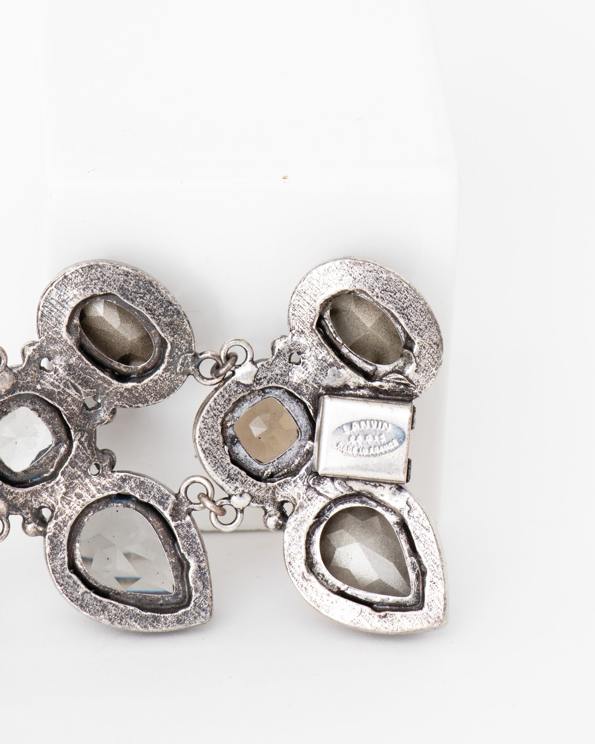 2000s Lanvin Statement Bracelet with Crystals