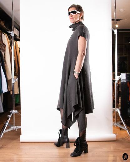 00's Ivan Grundahl Asymmetrical Dress L