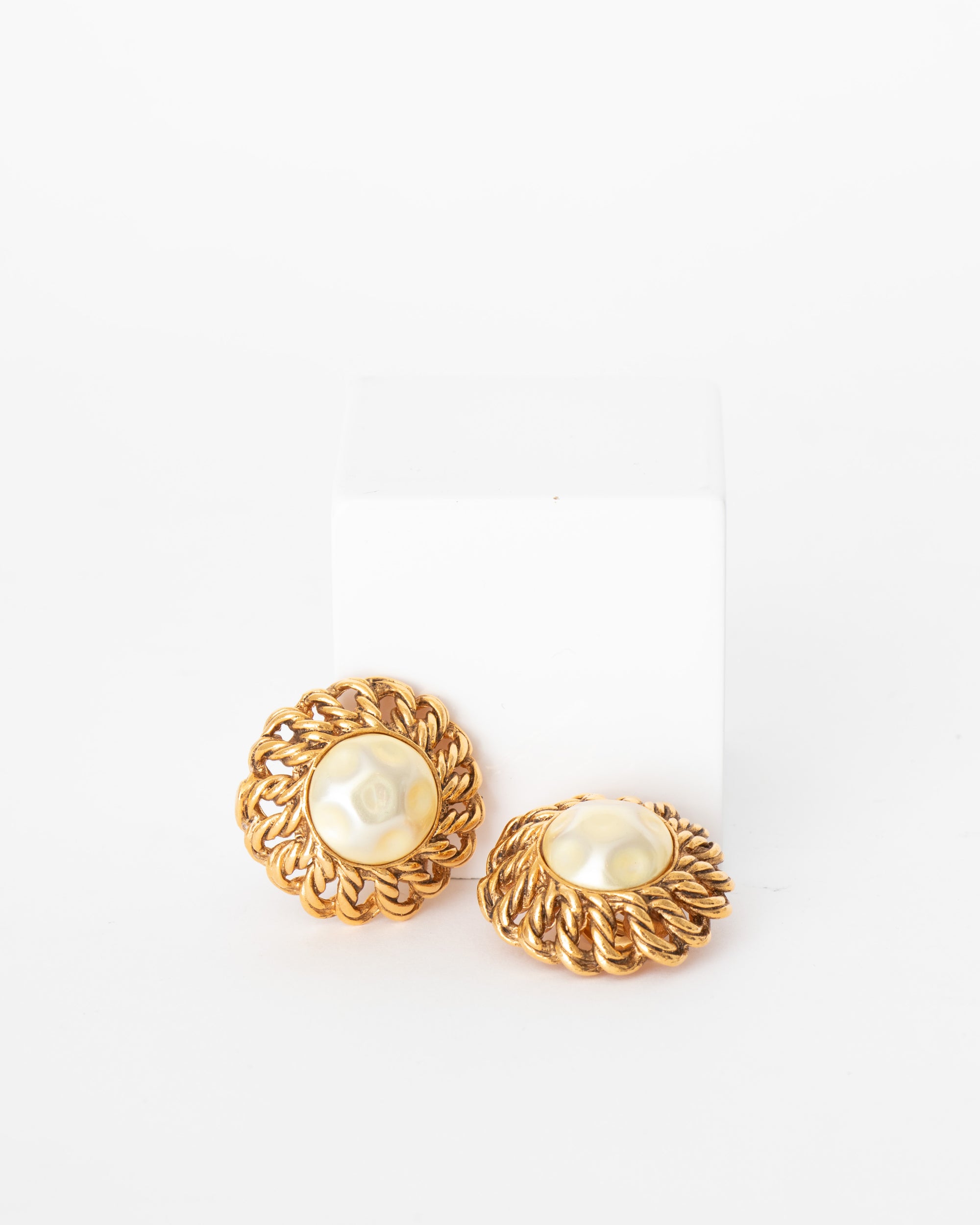 1990s Chanel Clip-On Earrings